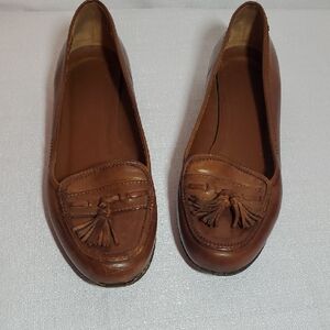 Cole Haan Brown Tassel Loafers